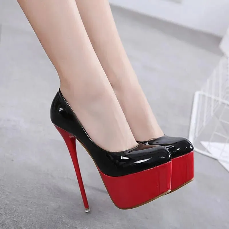 High-Heeled Platform Party Shoes