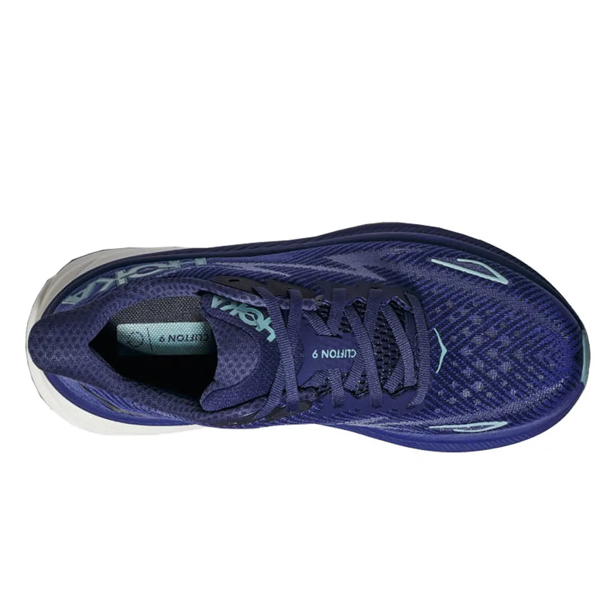 Hoka Clifton 9 Womens | Bellwether Blue / Evening Sky