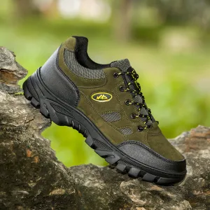 INSTOCK- Men's Large Size Outdoor Hiking Lace-up Shoes