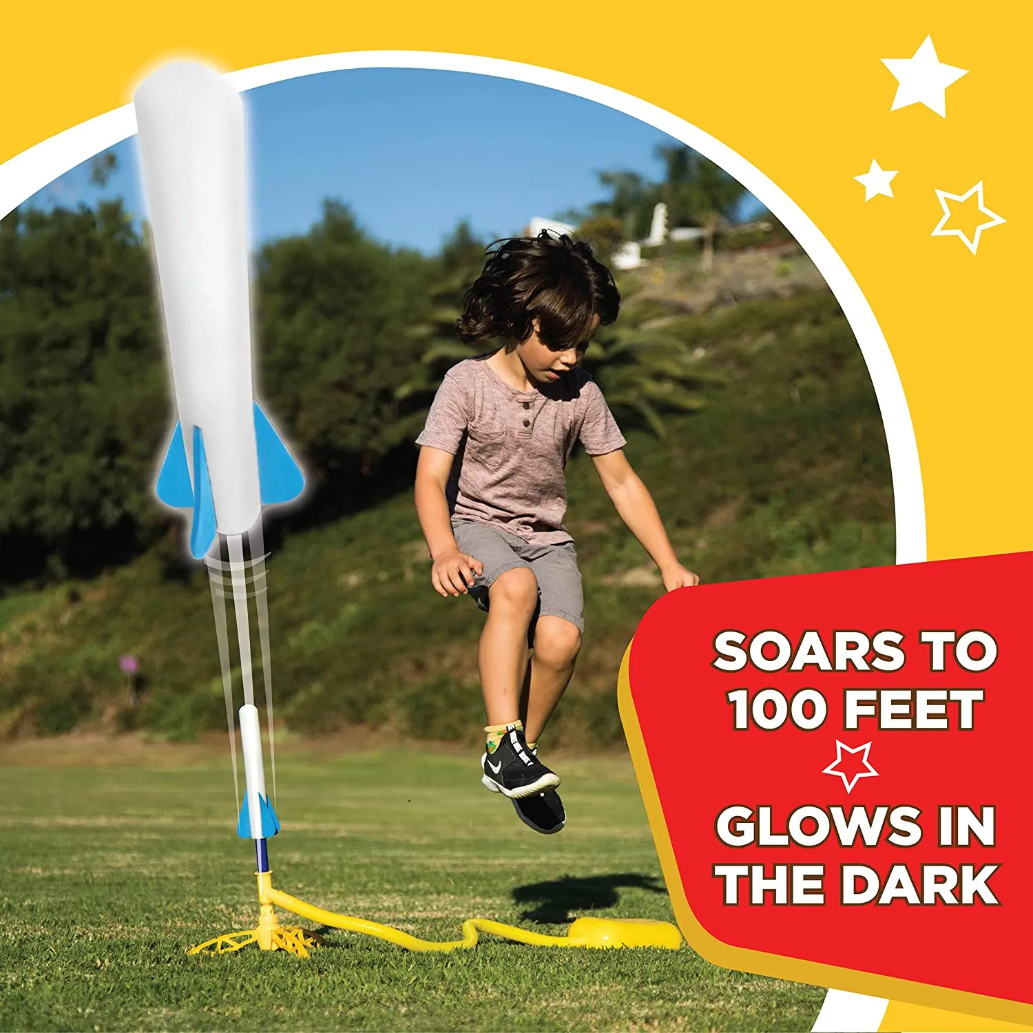 Jr. Glow Stomp Rocket