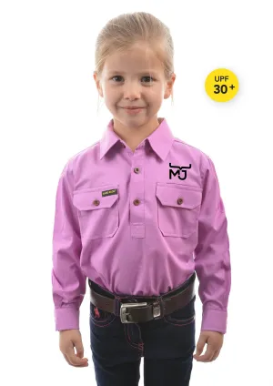 Kids 1/2 Placket Work Shirts