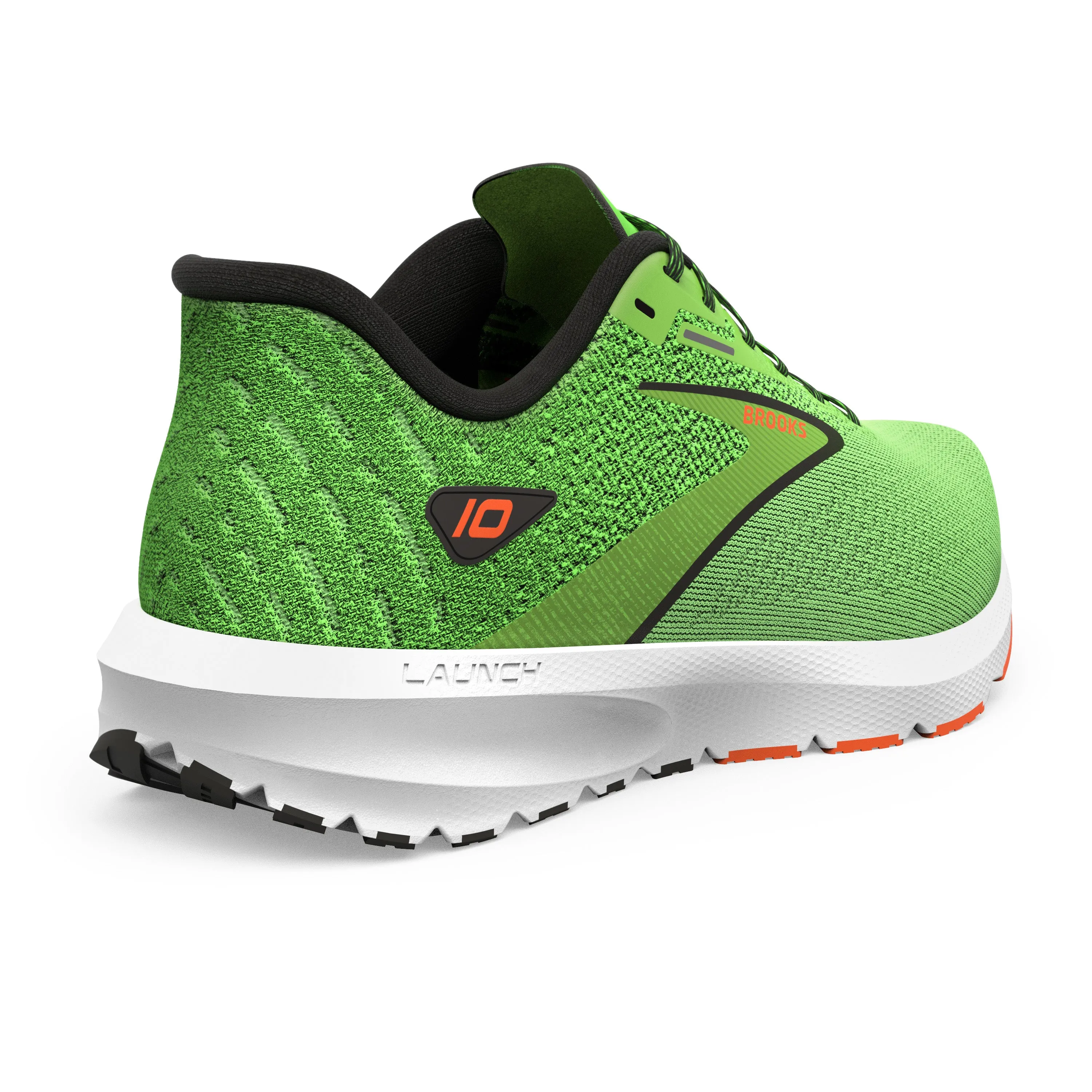 Launch 10 | Green Gecko/Red Orange/White