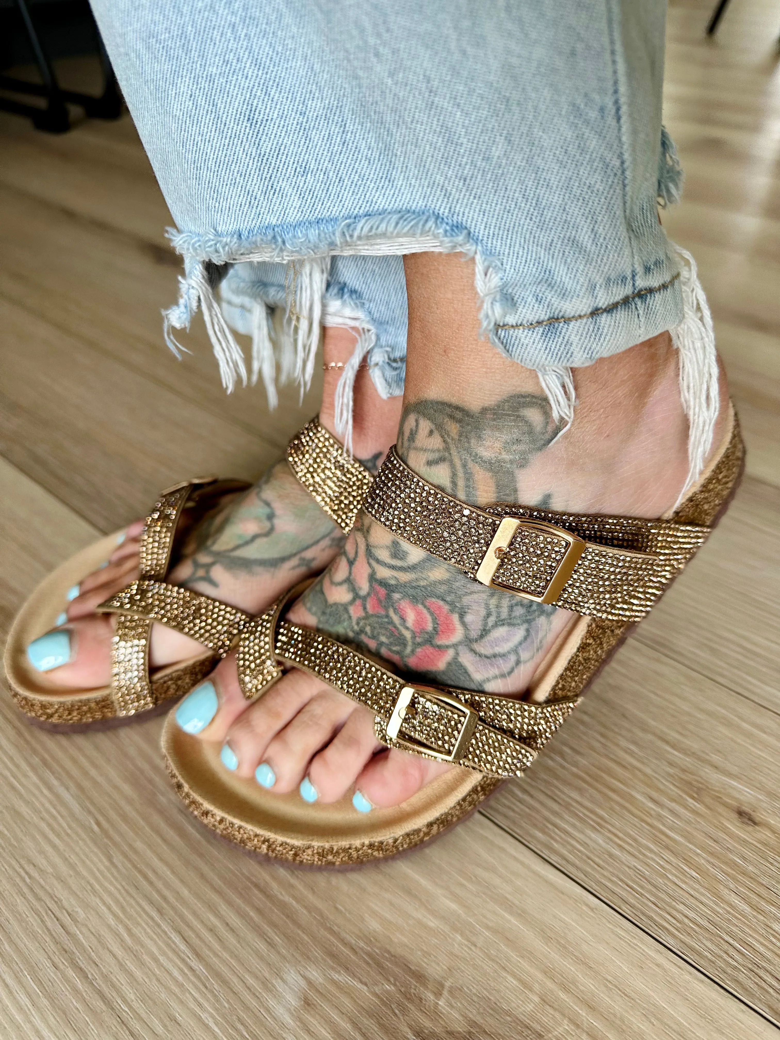 Let It Shine Strap Sandals