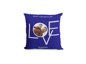 Love Dad Photo Personalized Custom Photo Pillows