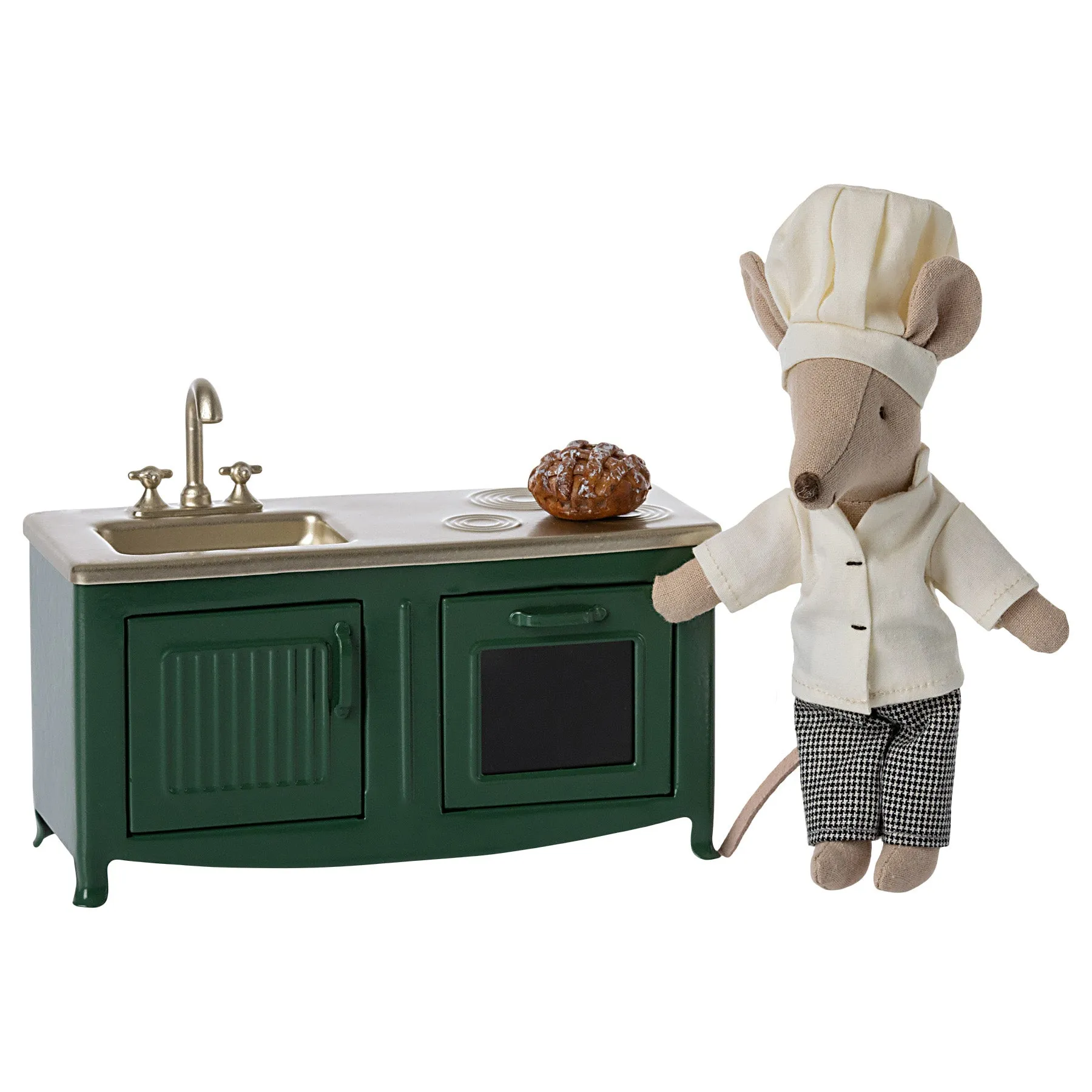 Maileg Kitchen, Dark Green - Mouse