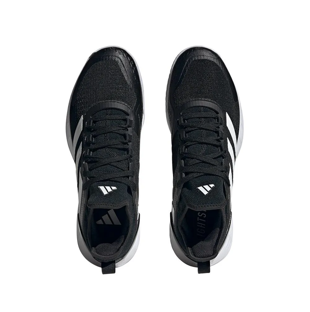 Men's adizero Ubersonic 4.1 Tennis Shoes Black and White