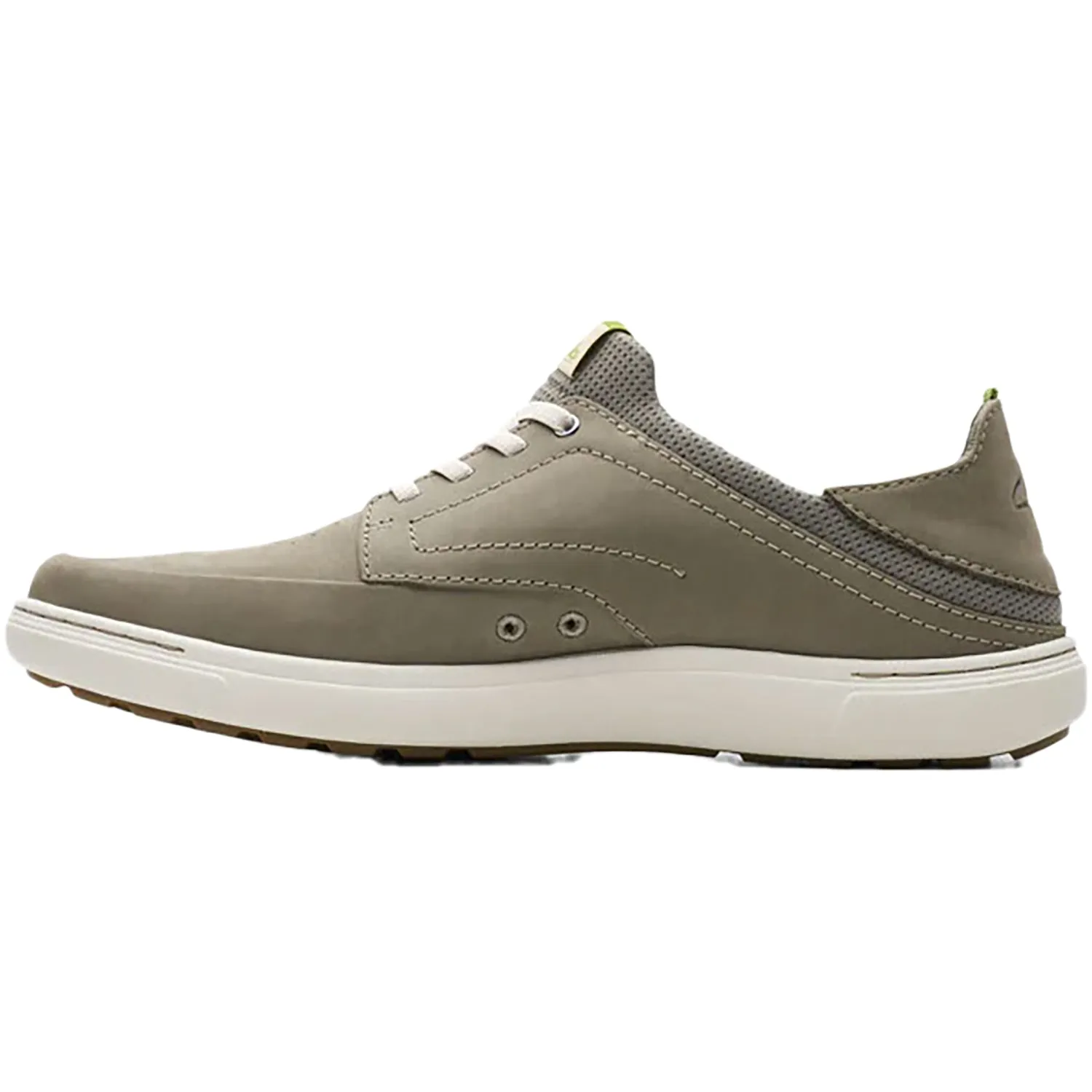 Men's Clarks Mapstone Easy Dark Grey Nubuck