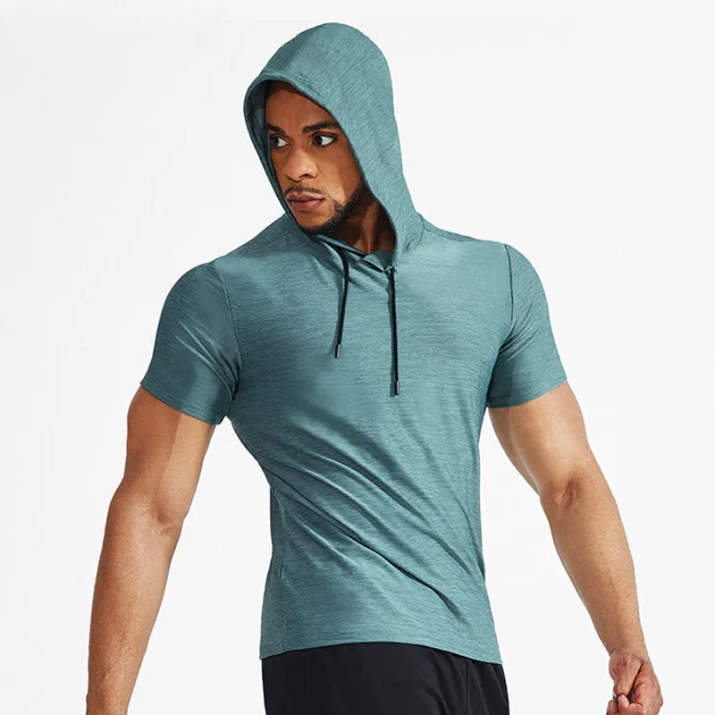 Men's Short Sleeve Sports Tops Spring Summer Workout Running Large Size T-shirt Athleisure Breathable Soft Sweat Out Shirt Gym Running Basketball Sportswear