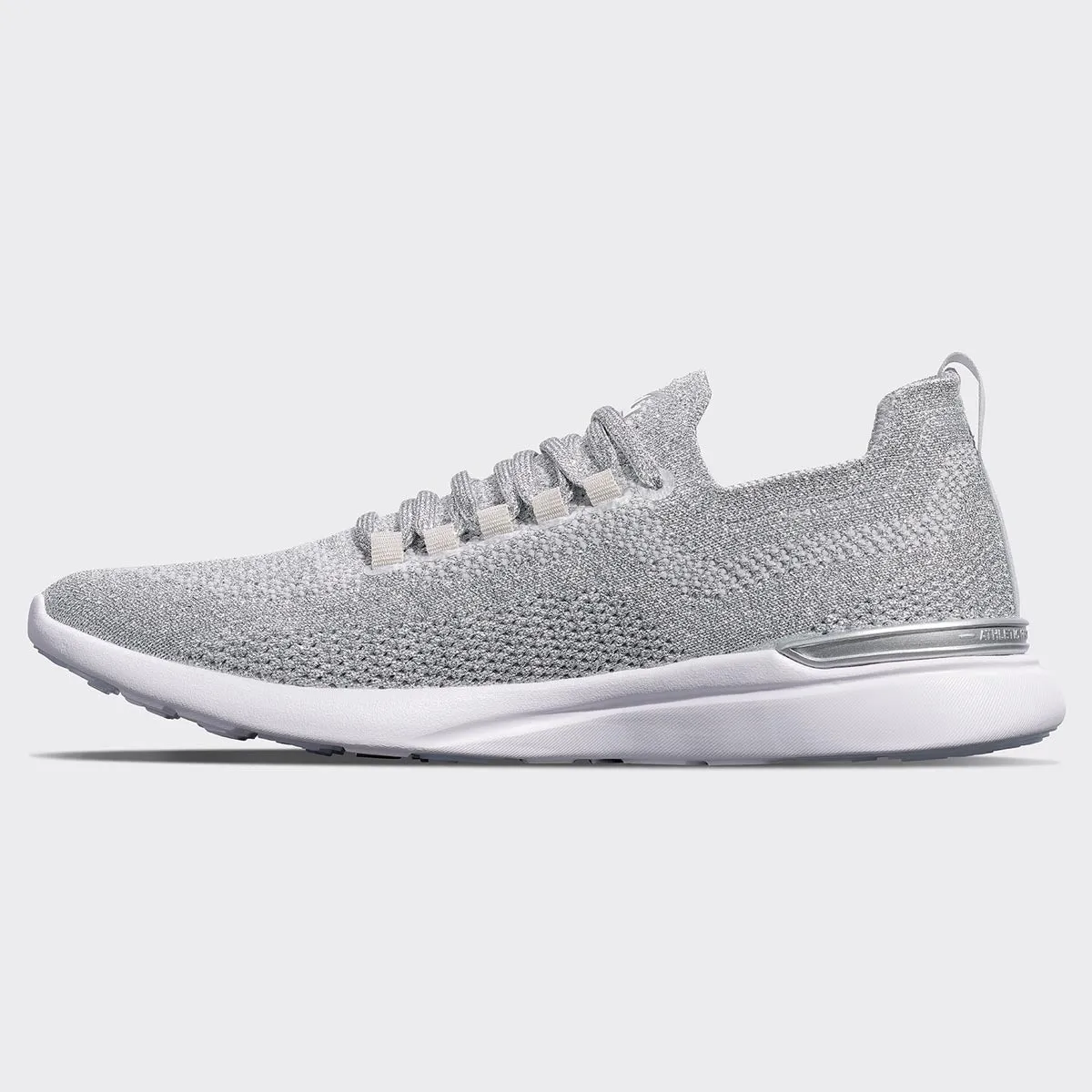 Men's TechLoom Breeze Metallic Silver / White