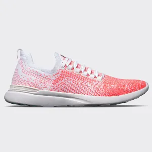 Men's TechLoom Breeze White / Impulse Red / Ombre