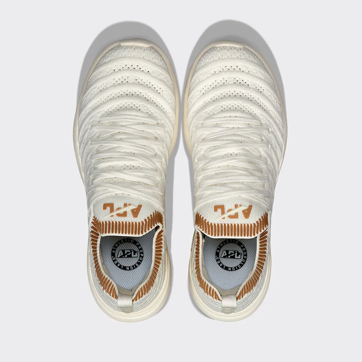 Men's TechLoom Wave Ivory / Tan / Ribbed