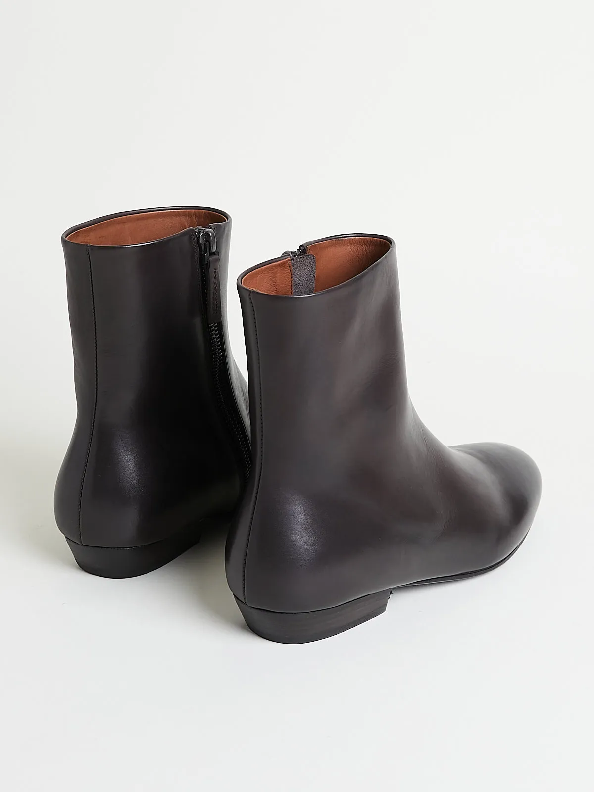 Miniblocco Ankle Boot in Dark Brown