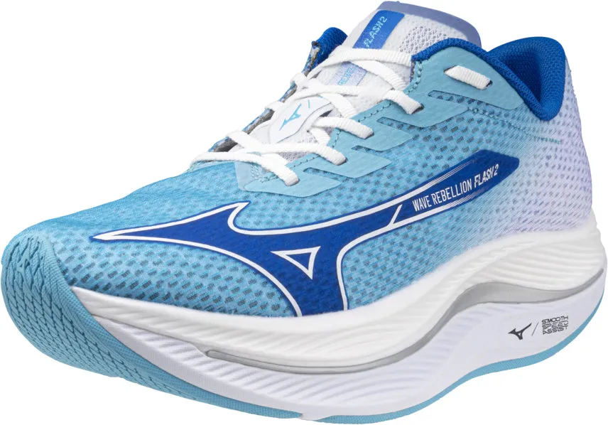 Mizuno Wave Rebellion Flash 2 Mens Running Shoes - Blue