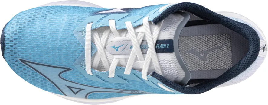 Mizuno Wave Rebellion Flash 2 Womens Running Shoes - Blue