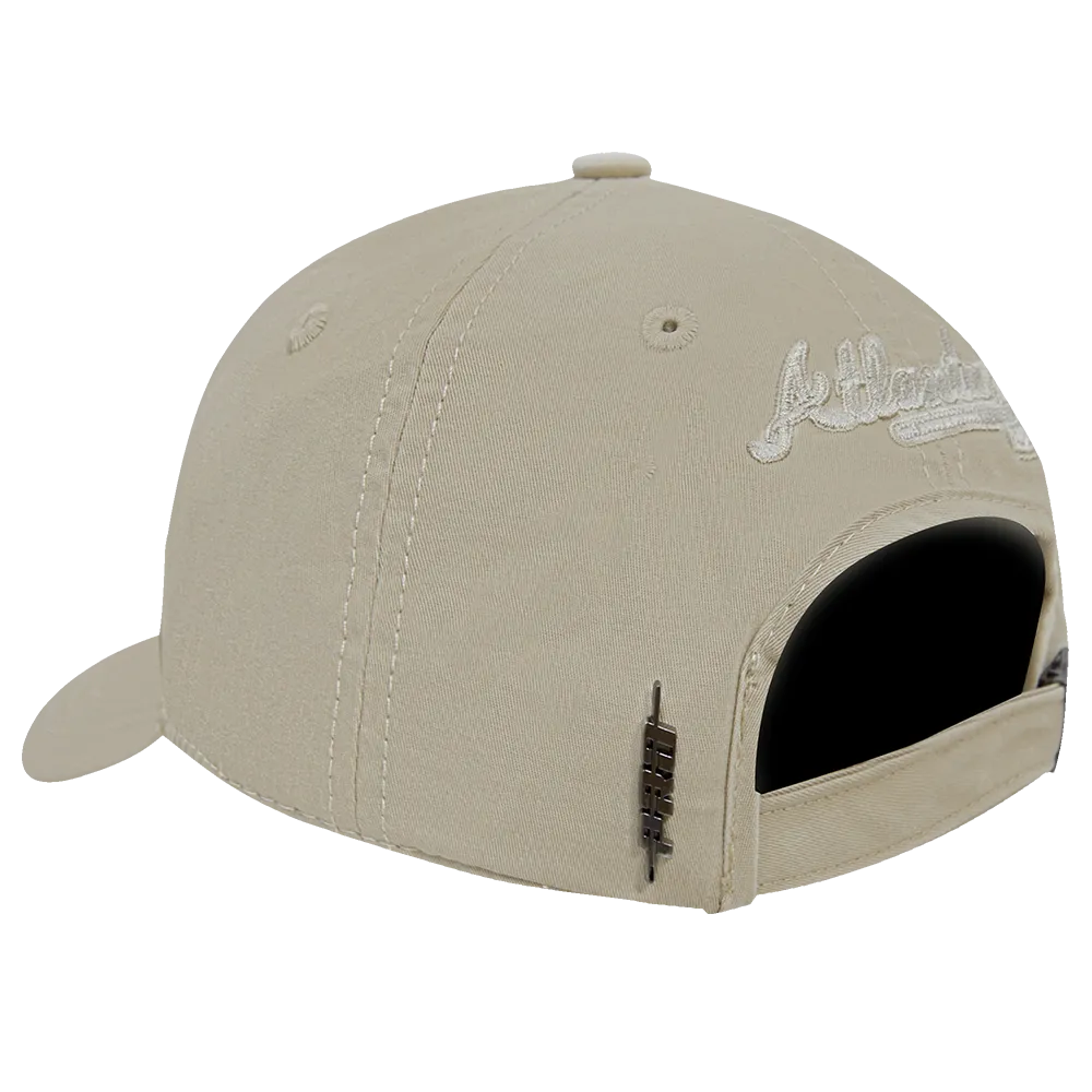 MLB ATLANTA BRAVES NEUTRAL MEN'S DAD HAT (TAUPE)