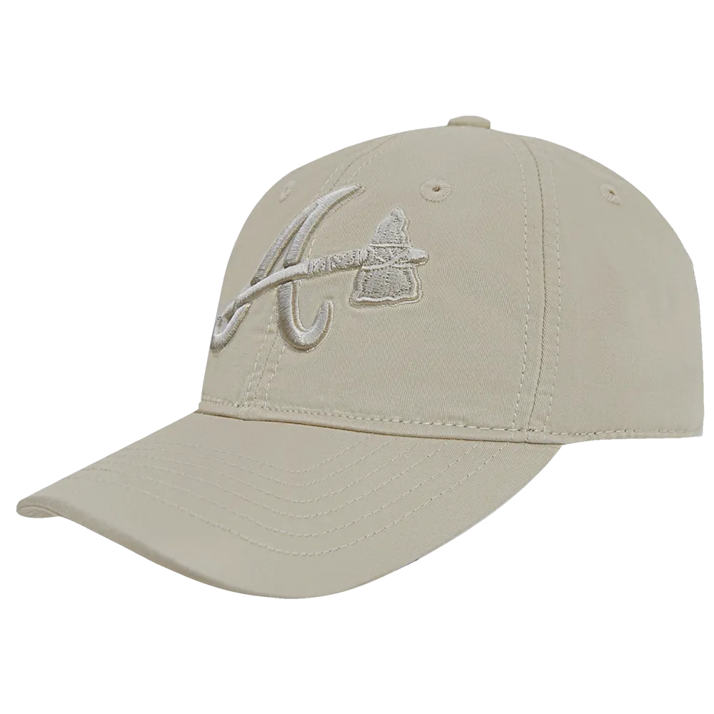 MLB ATLANTA BRAVES NEUTRAL MEN'S DAD HAT (TAUPE)