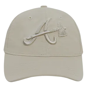 MLB ATLANTA BRAVES NEUTRAL MEN'S DAD HAT (TAUPE)