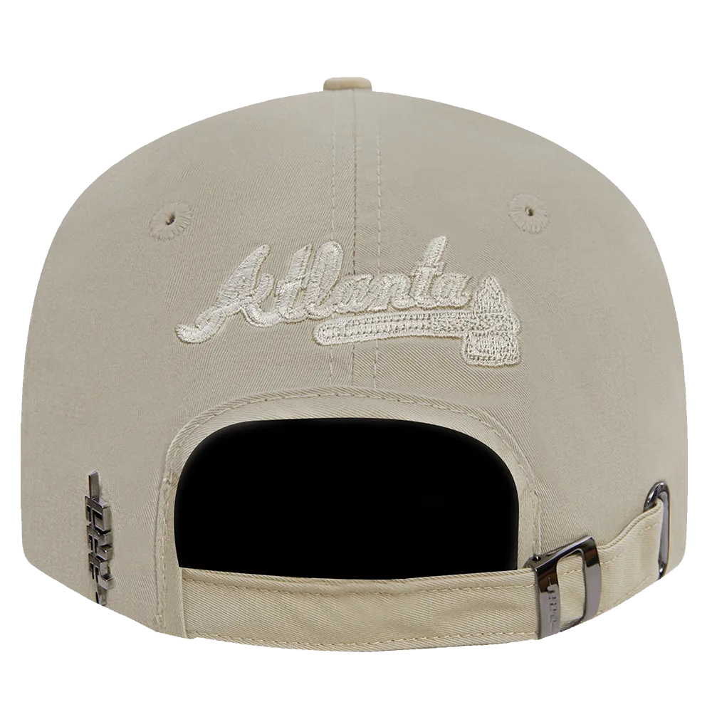 MLB ATLANTA BRAVES NEUTRAL MEN'S DAD HAT (TAUPE)