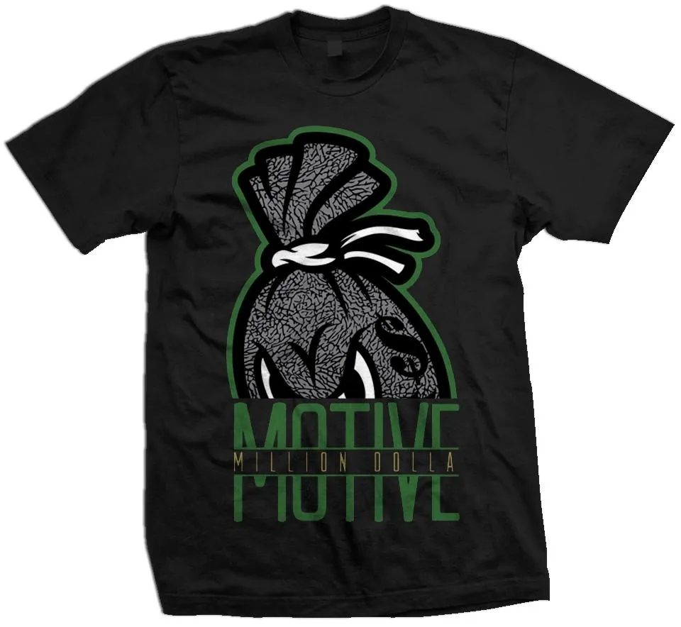 Motive In The Bag Elephant Print - Black T-Shirt