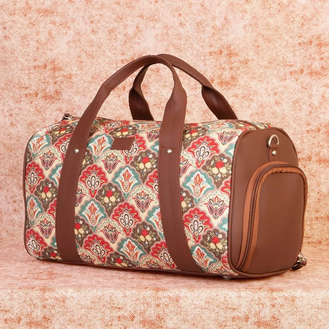 Mughal Art Multicolor Medium Duffel Bag