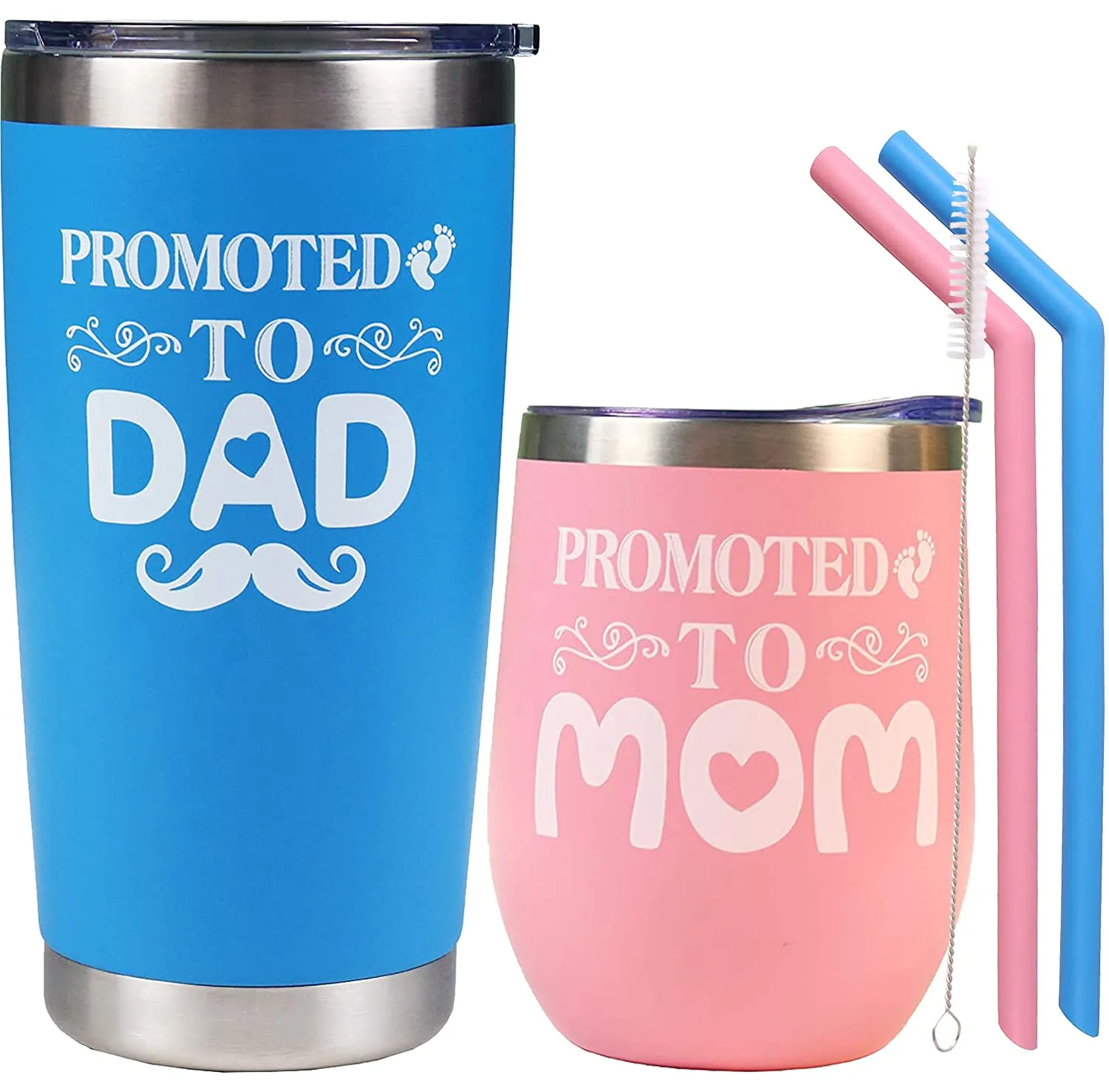 New Parents Gifts for Couples,Promoted to Dad,New Mom and Dad Gifts,Promoted to Mom