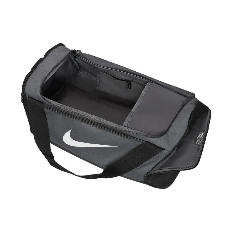 NIKE Brasilia Training Duffle Bag (Grey/Black/White)