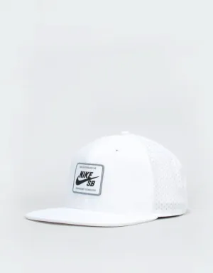 Nike SB Aerobill Pro 2.0 Snapback Cap - White/Black