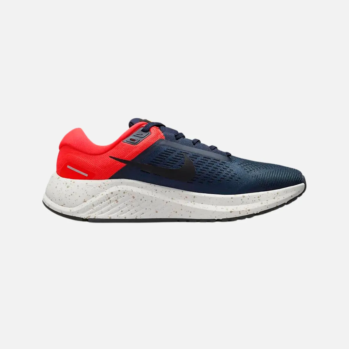 Nike Structure 24 Men's Road Running Shoes -Obsidian/Bright Crimson/White/Black