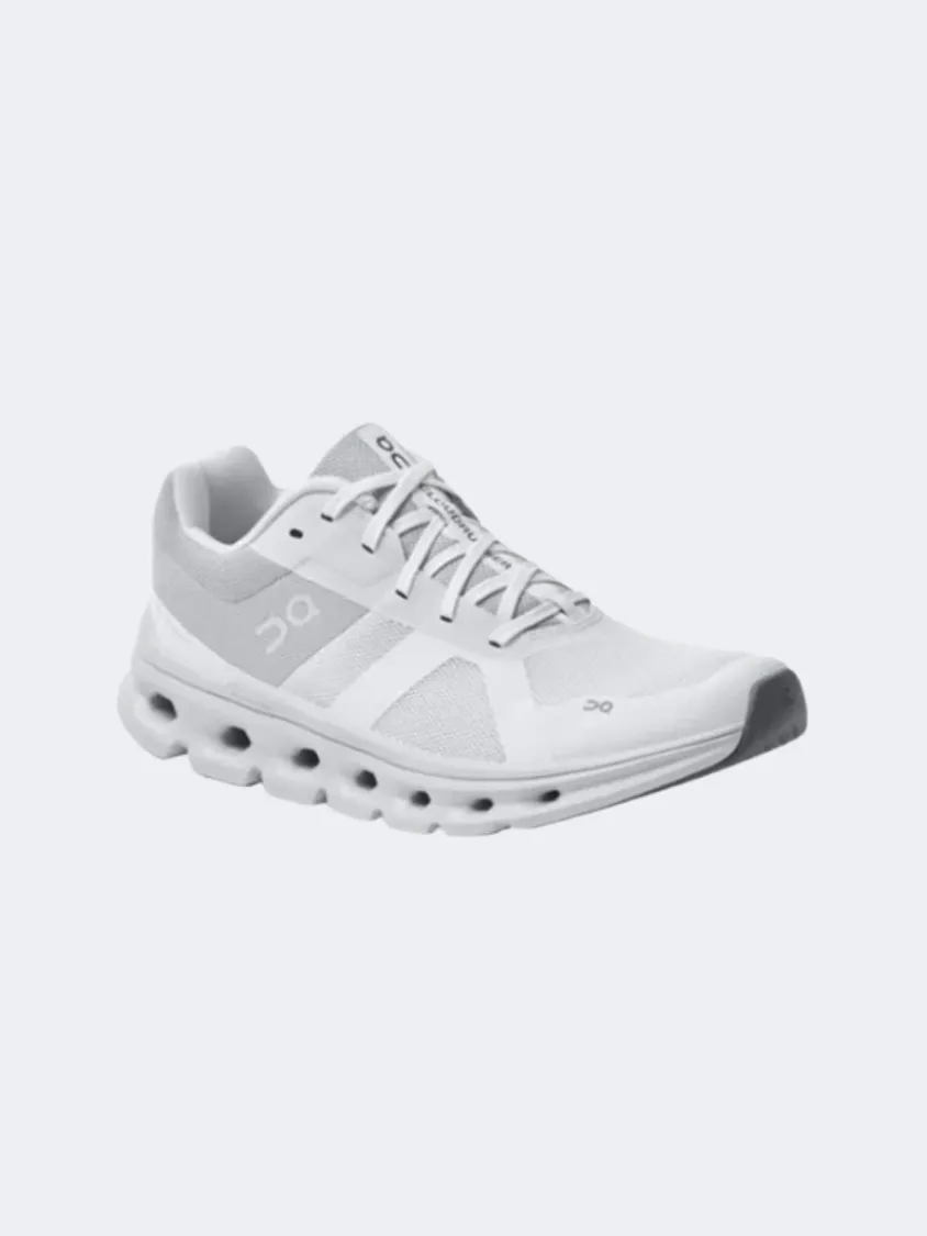 On Cloudrunner 4  Women Running Shoes White /Frost