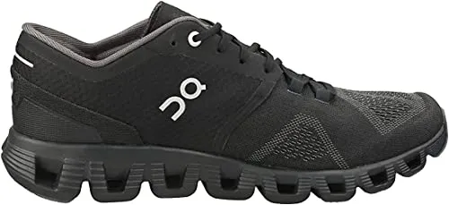 On Running Mens Cloud X Textile Synthetic Black Asphalt Trainers 11 US