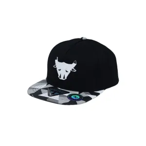 Ox Paper Fold Patch Geometry Pattern Cotton Snapback Hat Flat Brim Baseball Cap TR21484