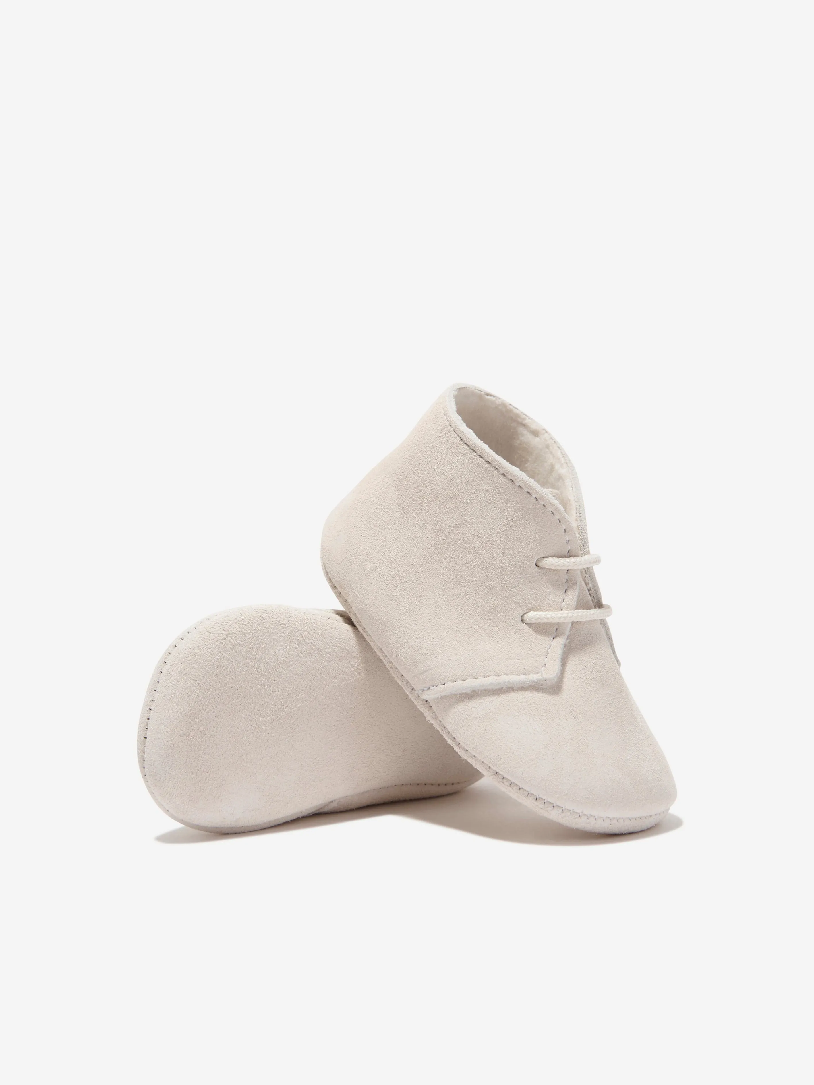 Paz Rodriguez Baby Boys Pre-Walker Shoes in Beige