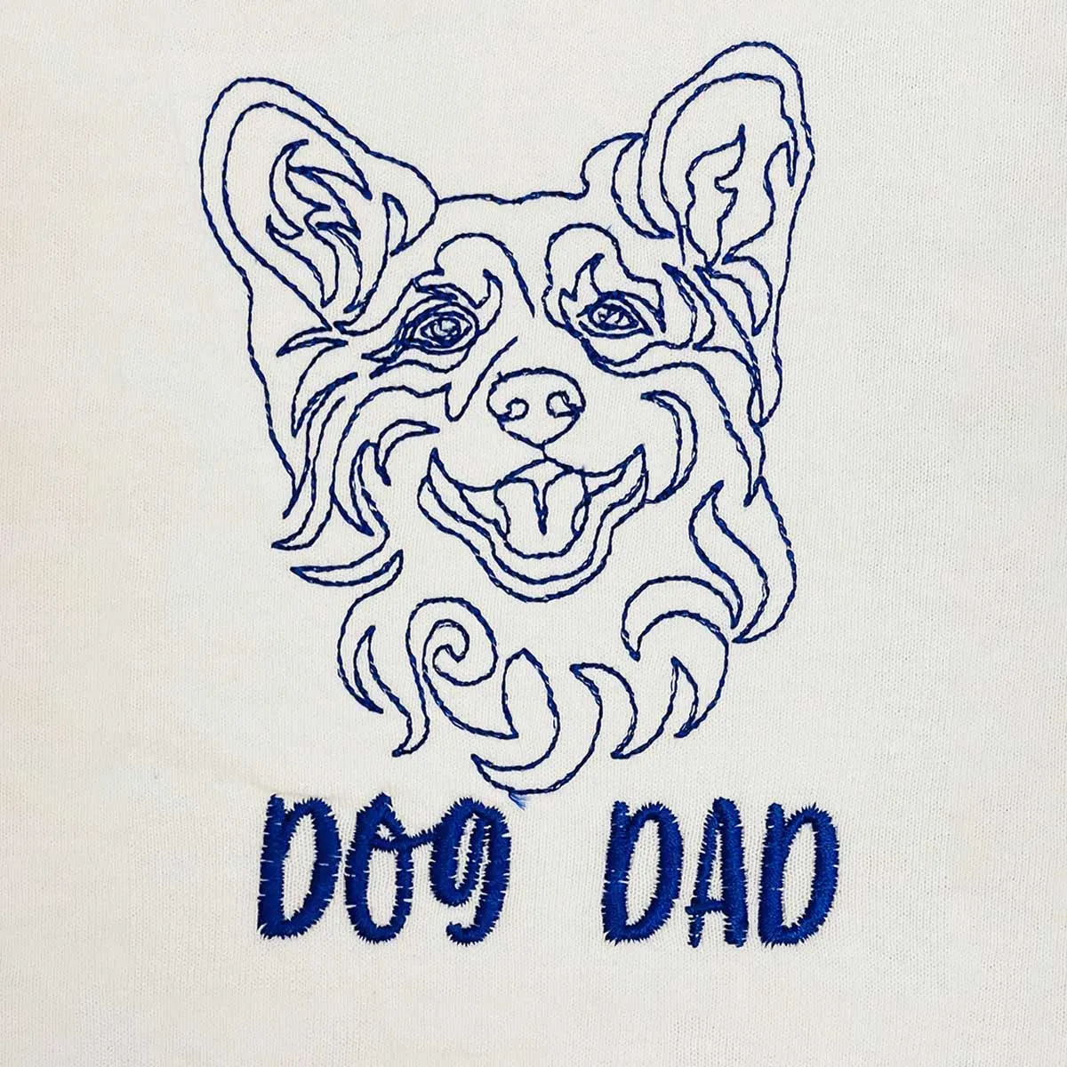 Personalized Corgi Dog Dad Shirt Embroidered Collar, Custom Shirt with Dog Name, Best Gifts For Corgi Lovers