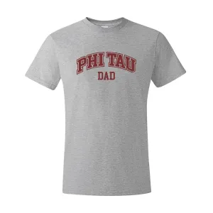 Phi Tau Heather Gray Dad Tee