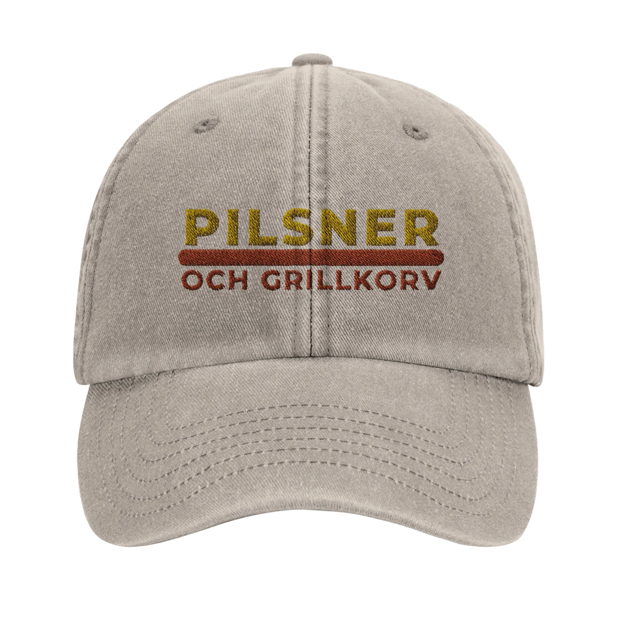 Pilsner och grillkorv - Vintagekeps