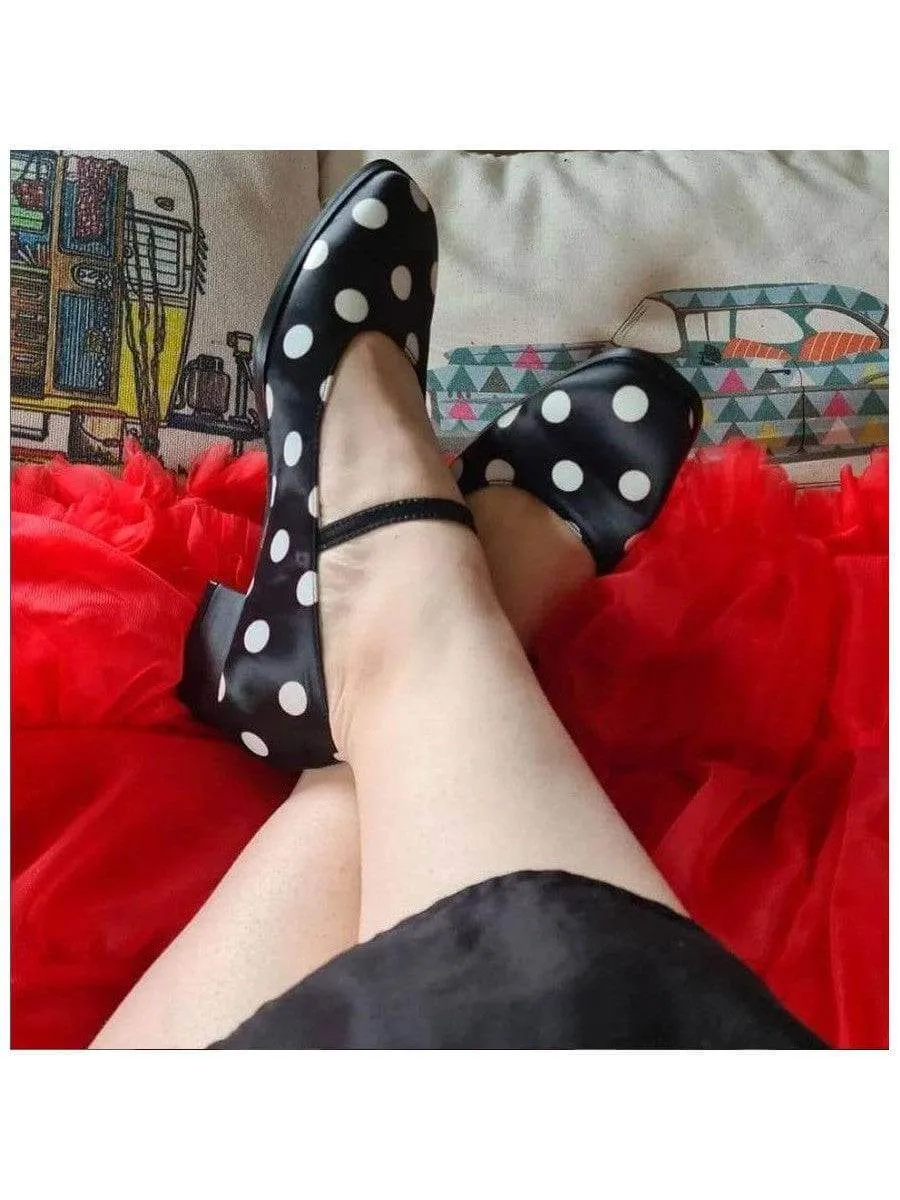 POLKA DOTS Women's Mary Jane Shoes [IN STOCK]