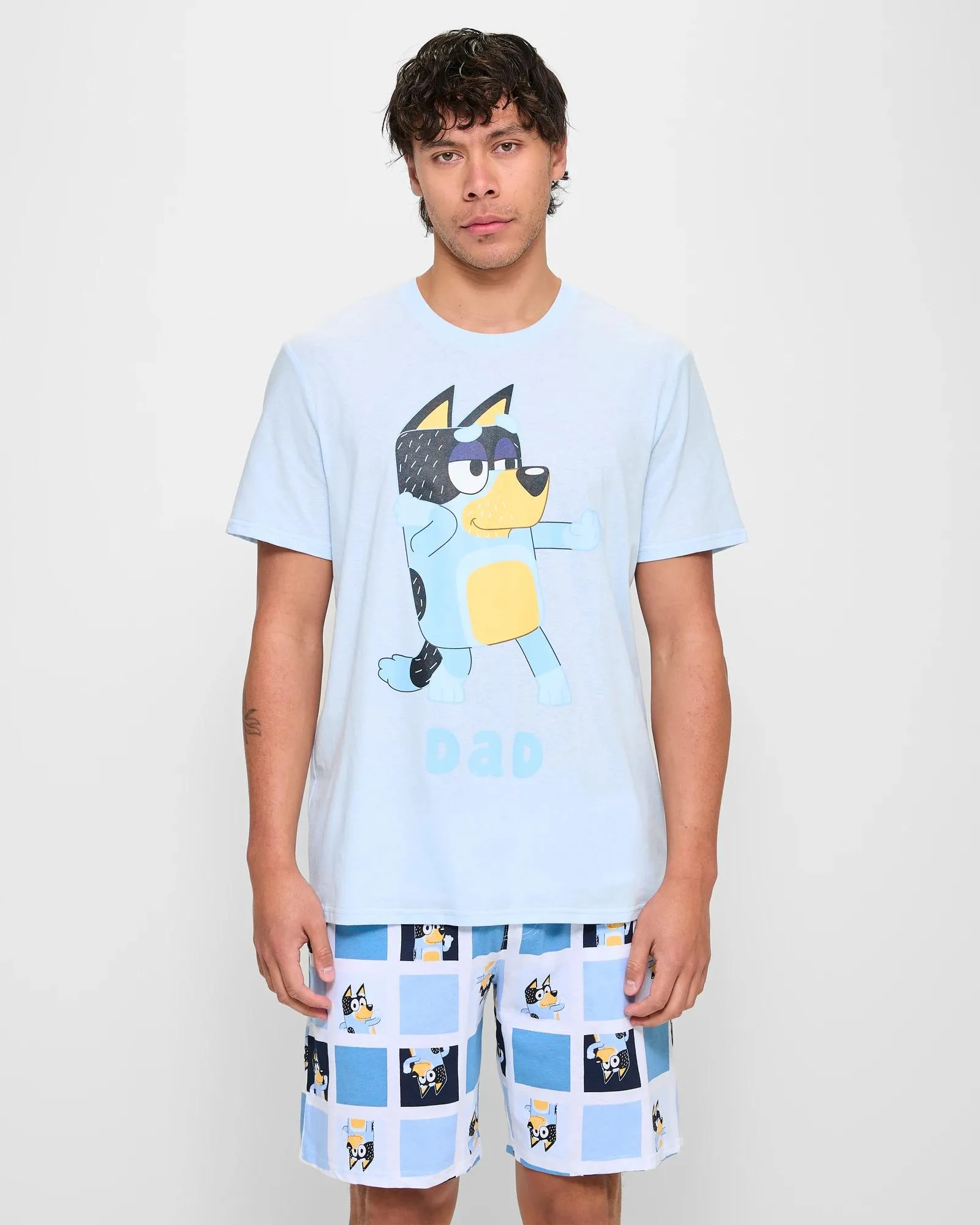 popular  Licensed Bluey Dad Pyjama Set