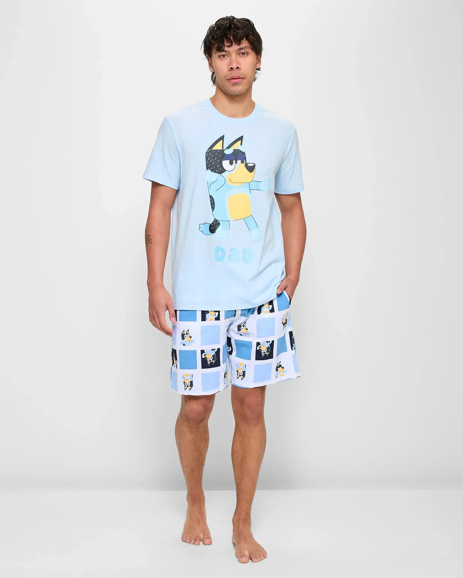 popular  Licensed Bluey Dad Pyjama Set