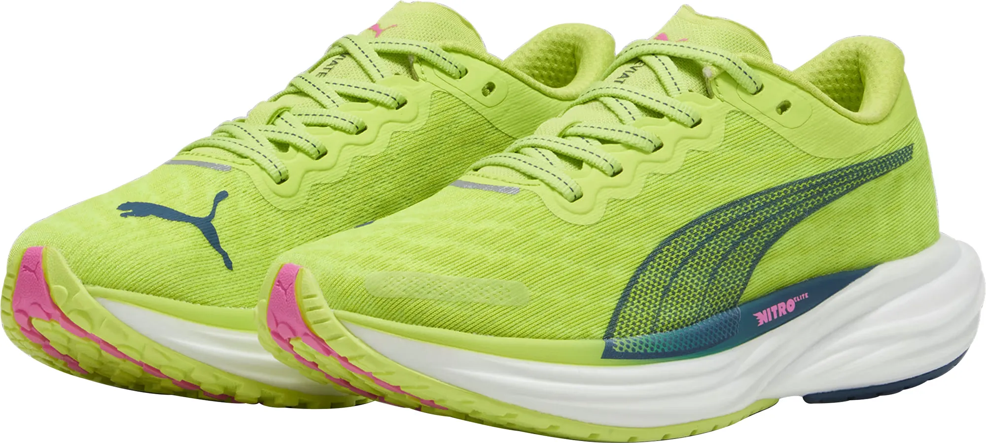 Puma Deviate Nitro 2 Womens Running Shoes - Green