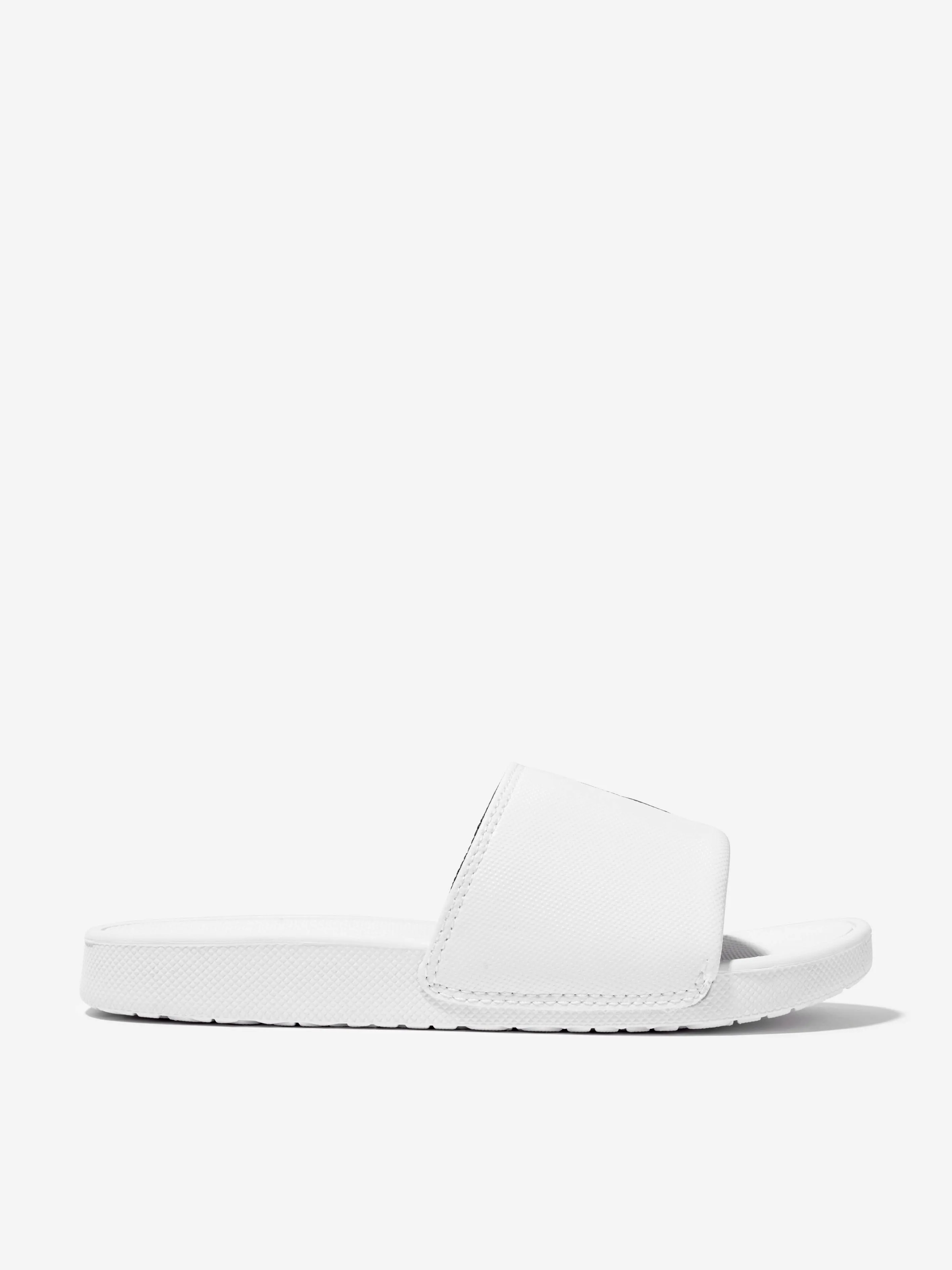 Ralph Lauren Boys Cayson II Sliders in White