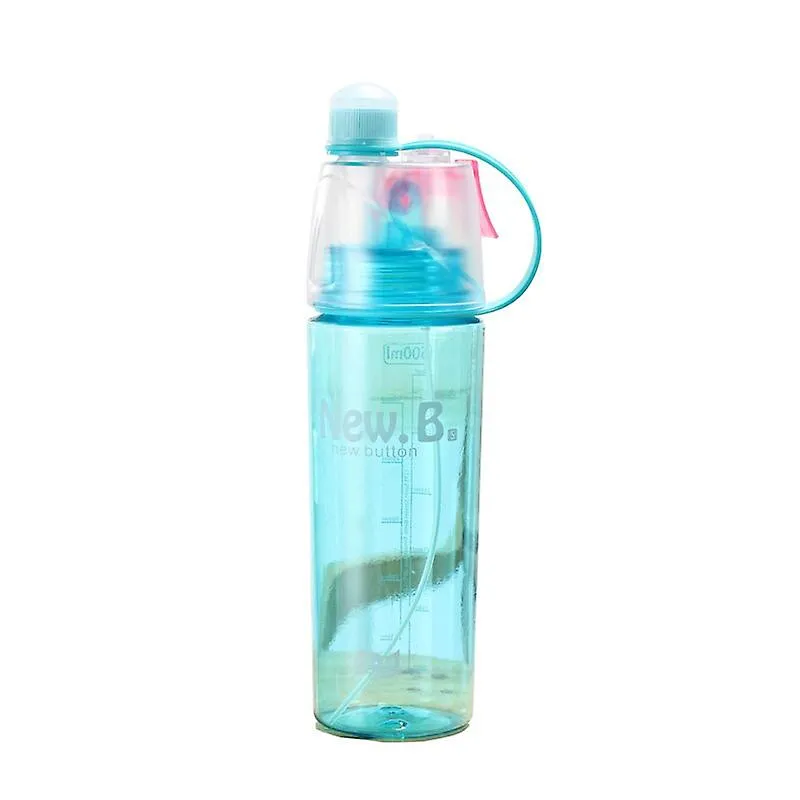 Red Mist Spray Water Bottle 600Ml Portable Sport Water Bottle Anti-Leak Drinking Cup With Mist Hydration Fa1555