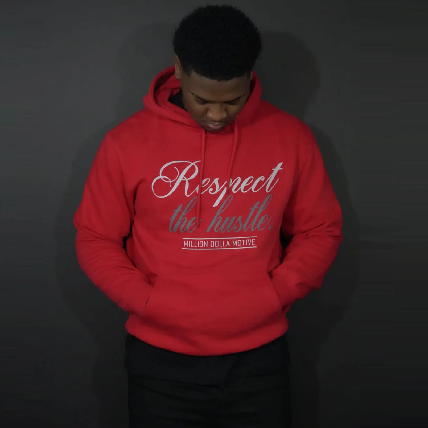 Respect the Hustle - Red Hoodie Sweatshirt