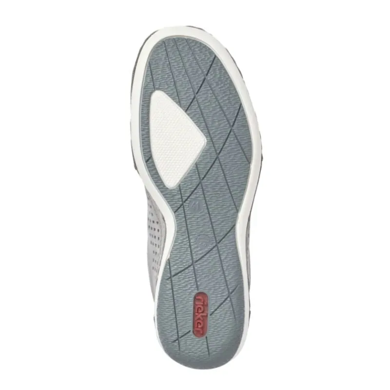 Rieker B9266-45 Grey Men's Slip-On Shoes