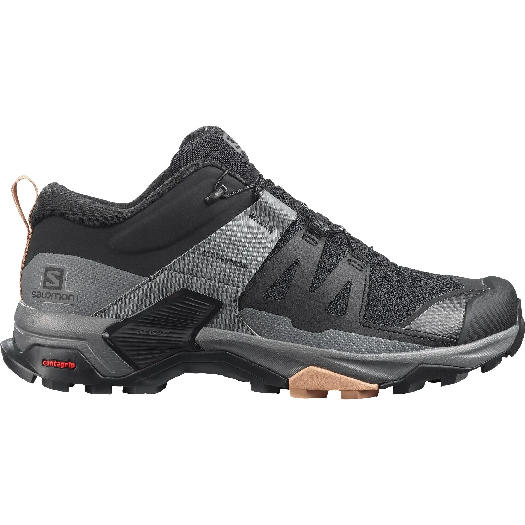 Salomon X Ultra 4 Womens Walking Shoes - Black