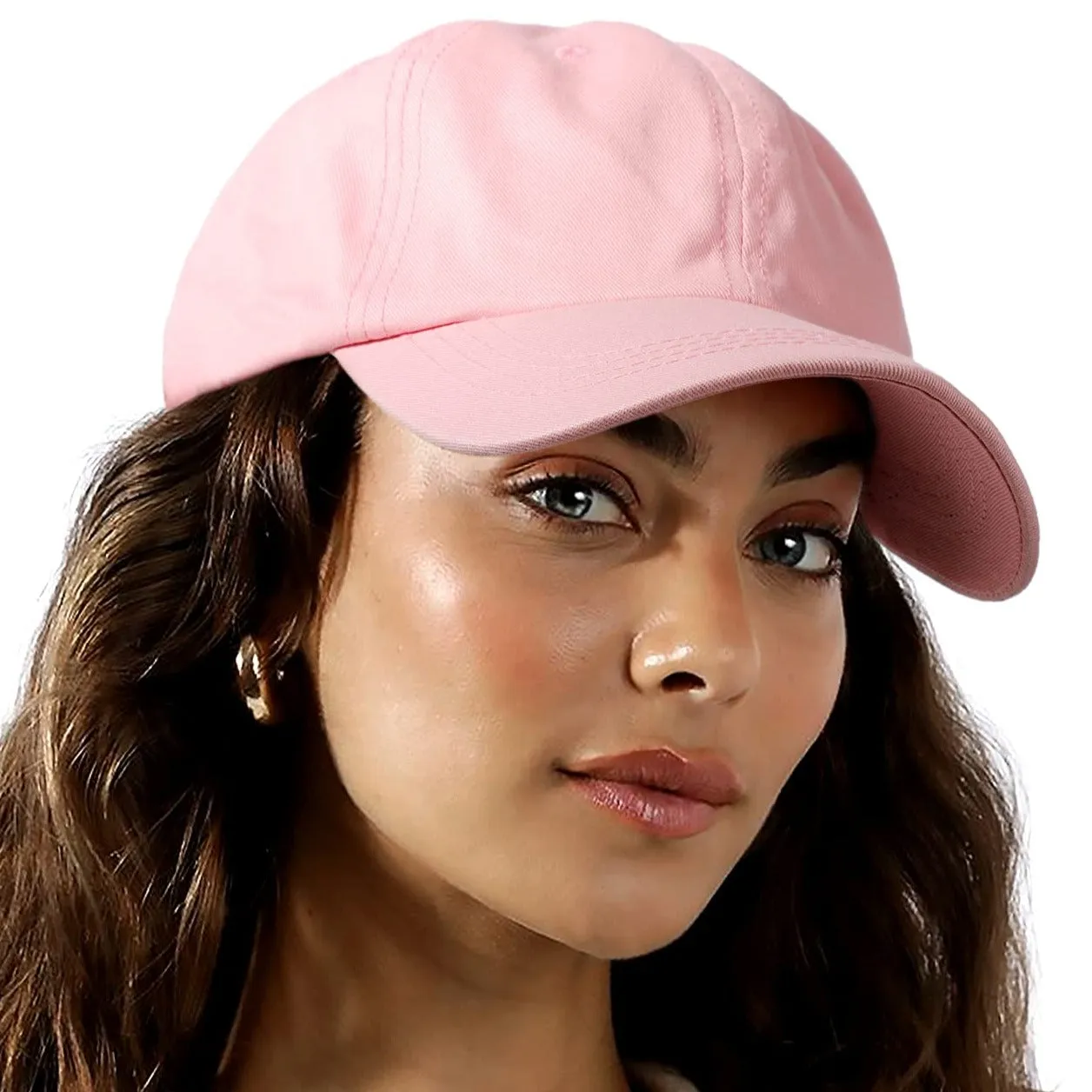 Satin Lined Baseball Cap Unisex Versatile Vintage Dad Hat