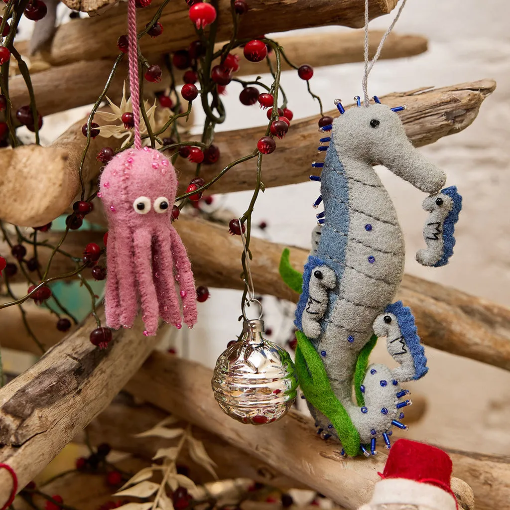 Seahorse Dad Ornament