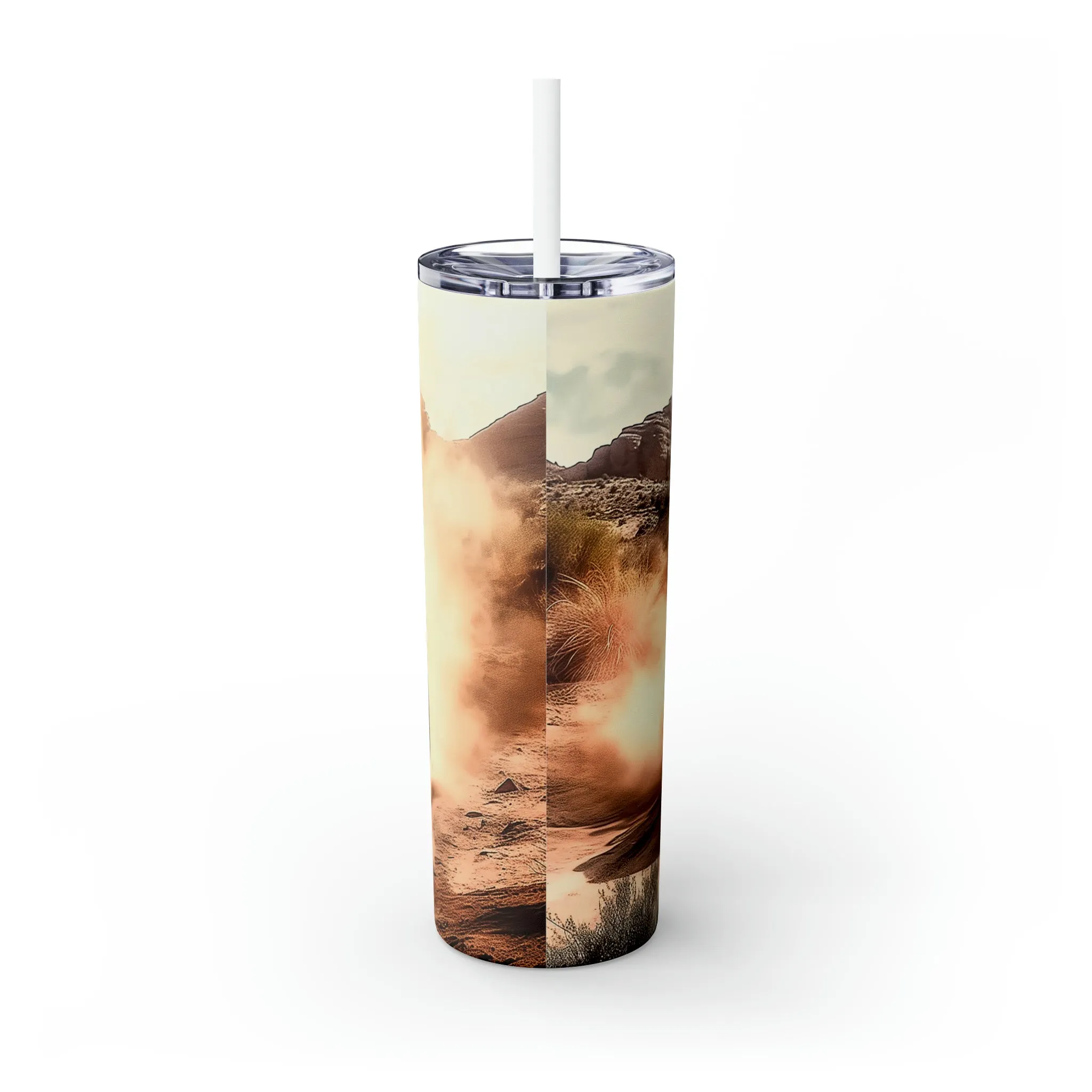 Skinny Tumbler with Straw, 20oz, Atv, awd-350