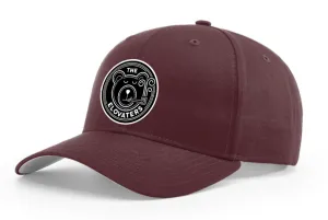 Smoking Bear Patch Hat - Maroon