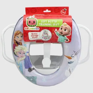 Soft Toilet Seat With Handles (Frozen)