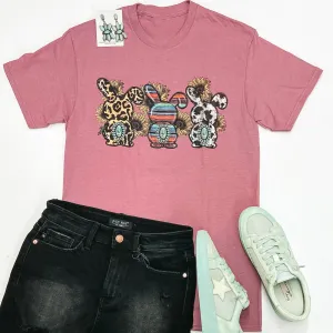 Southwestern Easter Graphic Tee in Mauve Pink